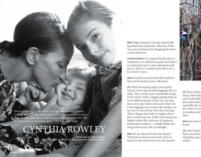 Cynthia Rowley Interview