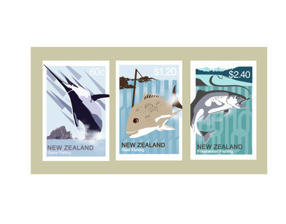 NZ Tourist Attraction Stamps
