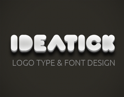 IDEATICK Logo TYPE & Font Design