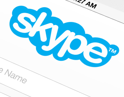 Skype Mobile Login Screen