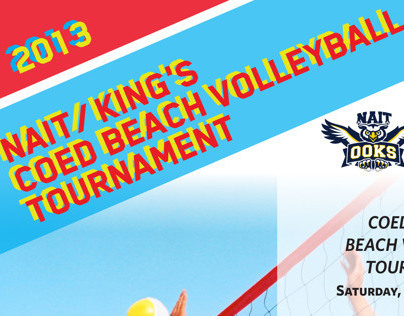 Poster: 2013 Coed Beach Volleyball Tournament