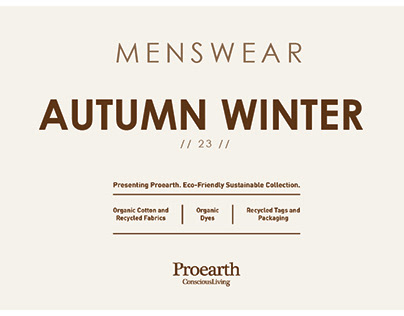 AW23 / Menswear, Range Consolidation / ProEarth
