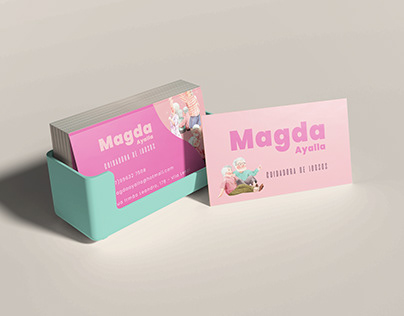 Magda Ayalla - Elderly Caregiver Business Card