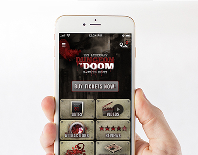 Dungeon Of Doom | Horror / Haunt Mobile Website