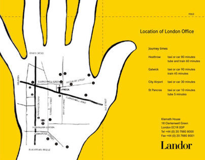 Landor London office map