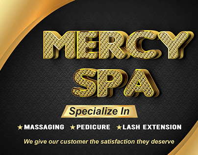 Mercy Spa Business Card Design