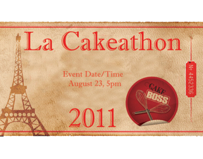 Cake Boss Event Ticket