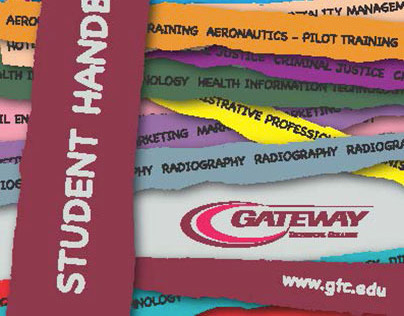 Gateway Technical Collage student handbook cover design
