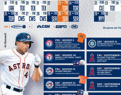 Houston Astros Magazine ADS