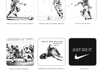 Nike Mercurial Vapor IX Comercial