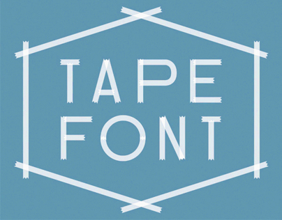 tape font