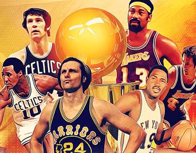 Infographics: NBA Finals. 1967-1976