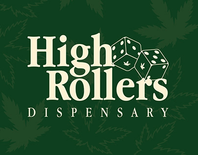 High Rollers Dispensary Branding
