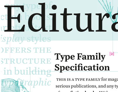 Editura – a type family for serious publications