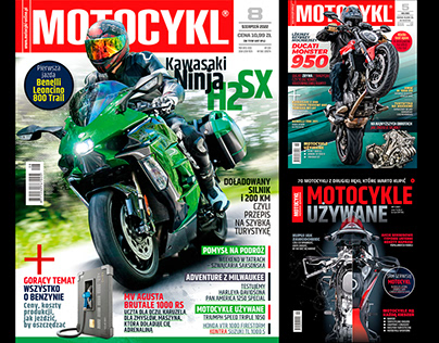 Okładki magazynu Motocykl 2019-2022 - Magazine covers