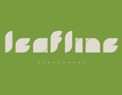 Leafline Typeface