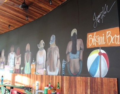 Mural Painting (Bikini Bar, Singapore)