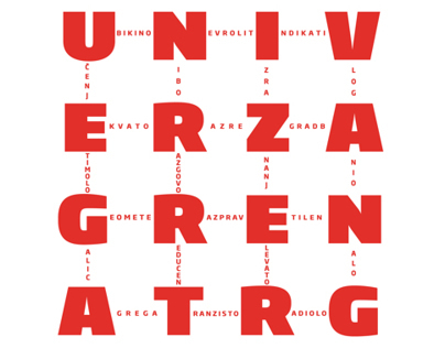 Univerza gre na trg - (university on the market)