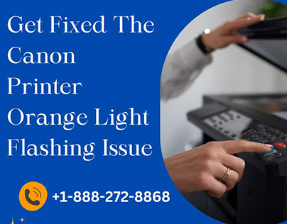 Canon Printer Orange Light Flashing