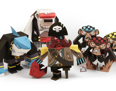 Pirates - papertoy