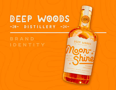 Deep Woods Distillery Brand Identity and Packaging