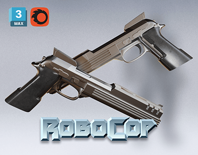 Robocop Gun 3Ds Max+Corona Render