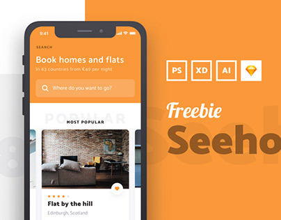 [Freebie] Seehome - Real estate mobile app