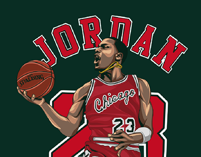 Michael Jordan , vector art