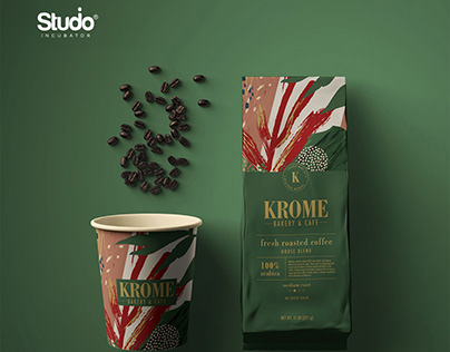 KROME - Bakery & Cafe Branding, Experience design