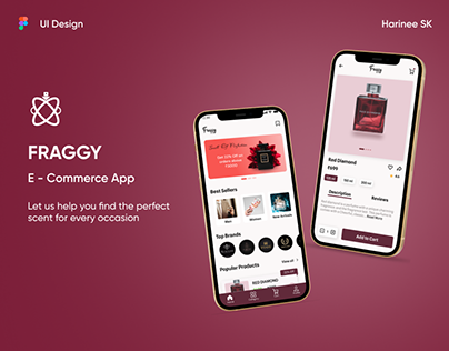 Fraggy - Perfume Shopping UI Design