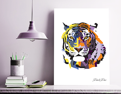 Tiger Digital art