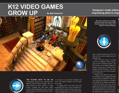 video game story layout