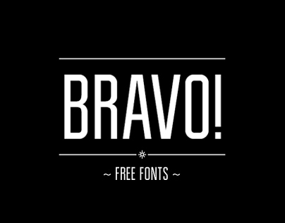 Bravo! Free Typeface