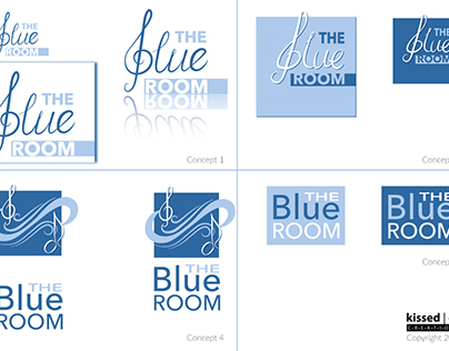 Blue Room - branding concepts