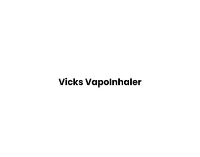 Vicks Campaign Posters