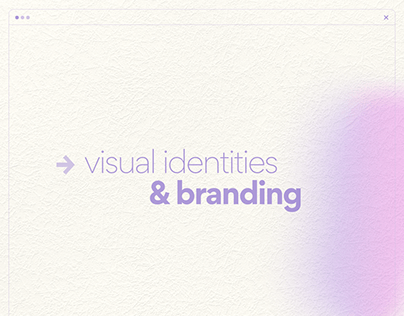 Visual Identities & Branding