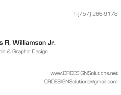 CR DESIGN Solutions Portfolio (Samples)