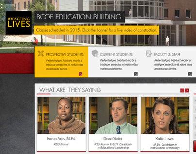 Bagwell College of Education Webdesign