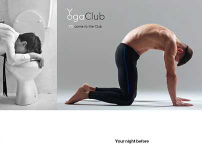 YogaClub Logo & Ads