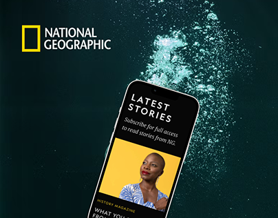 Nation Geographic. Design concept
