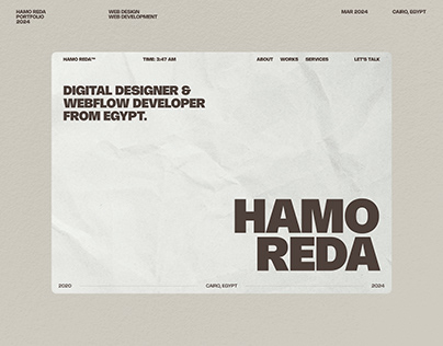 Project thumbnail - Hamo Reda™ - Portfolio