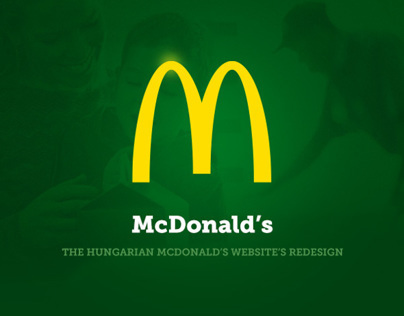 The hungarian McDonald’s website’s redesign