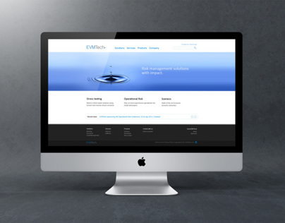 EVMTech - website and brochures design