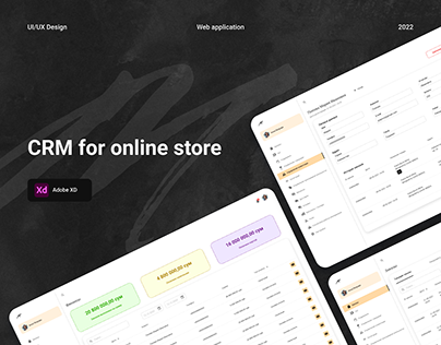 CRM for online store (Admin panel for e-commerce app)