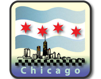 Chicago patch logo design using Illustrator