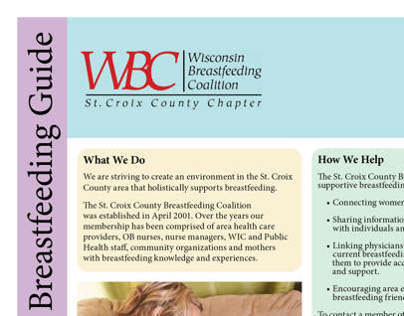 Breastfeeding Coalition Brochure/Planner