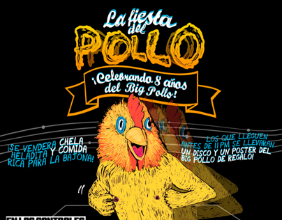 Afiche // La fiesta del Pollo 2013