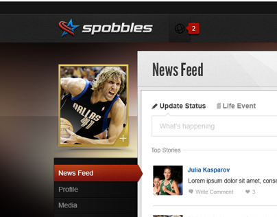 Spobbles - Social media for athlete, couch, and manager