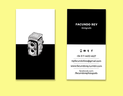 Facundo Rey • business cards