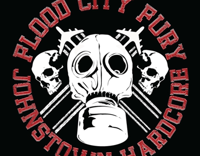 Flood City Fury t-shirt designs.